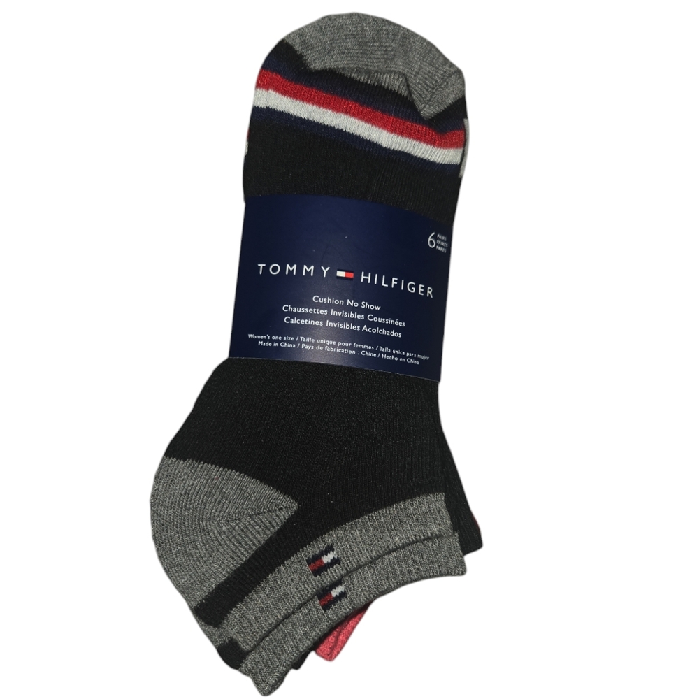 TOMMY HILFIGER Pack of 6 one-size socks for women